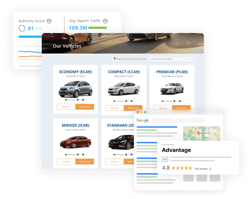 best local seo for car rental